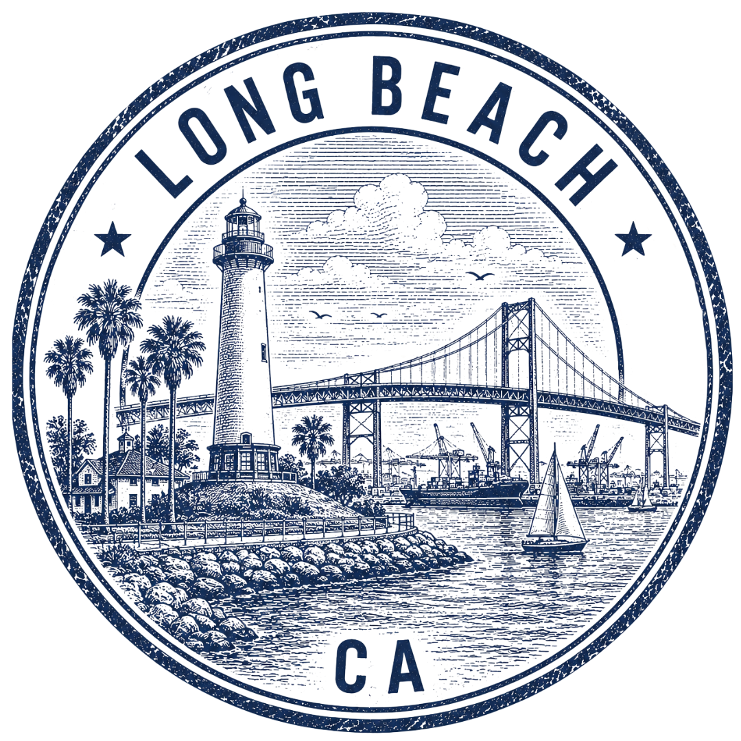 Long Beach stamp